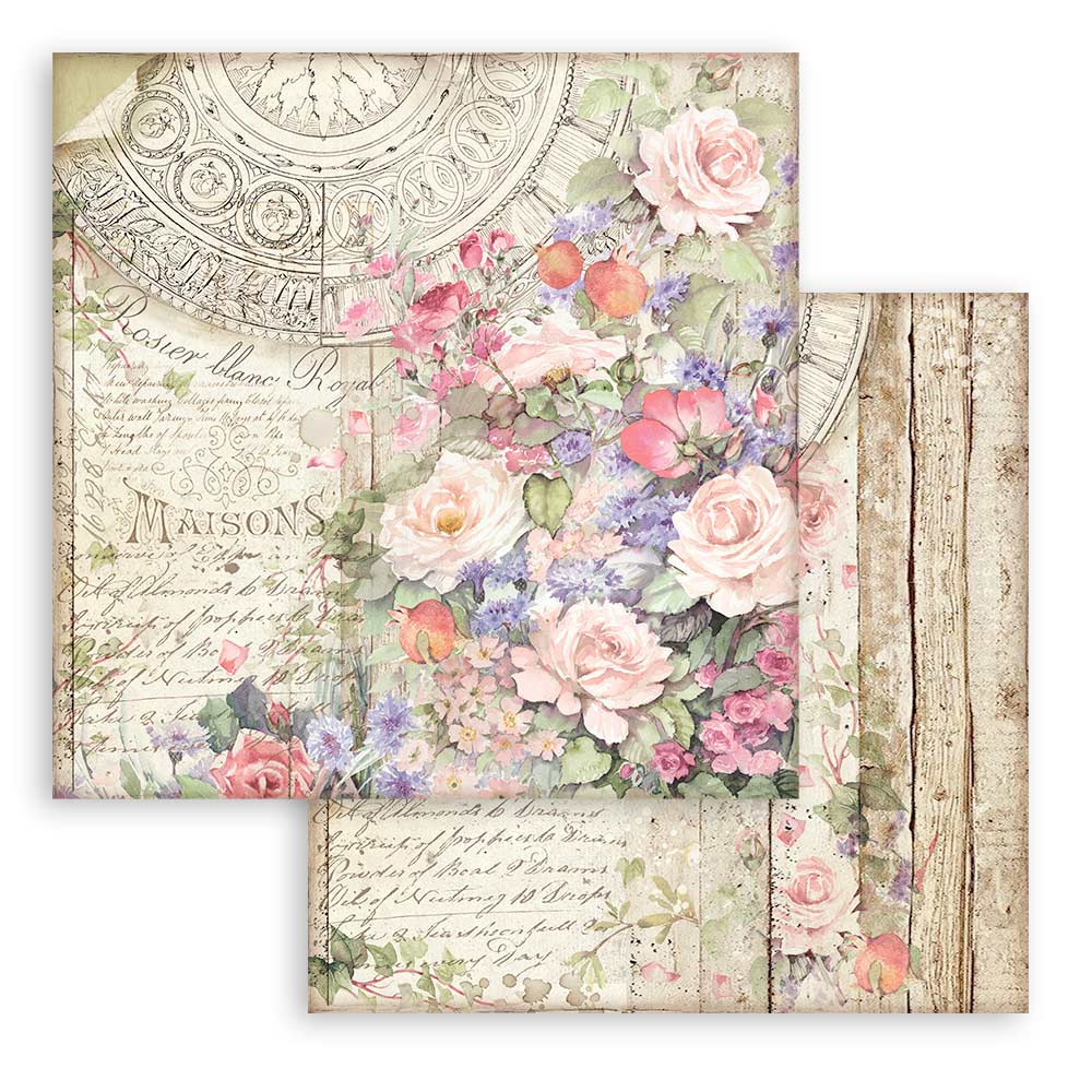 Stamperia Double-Sided Paper Pad - 12x12 - Casa Granada