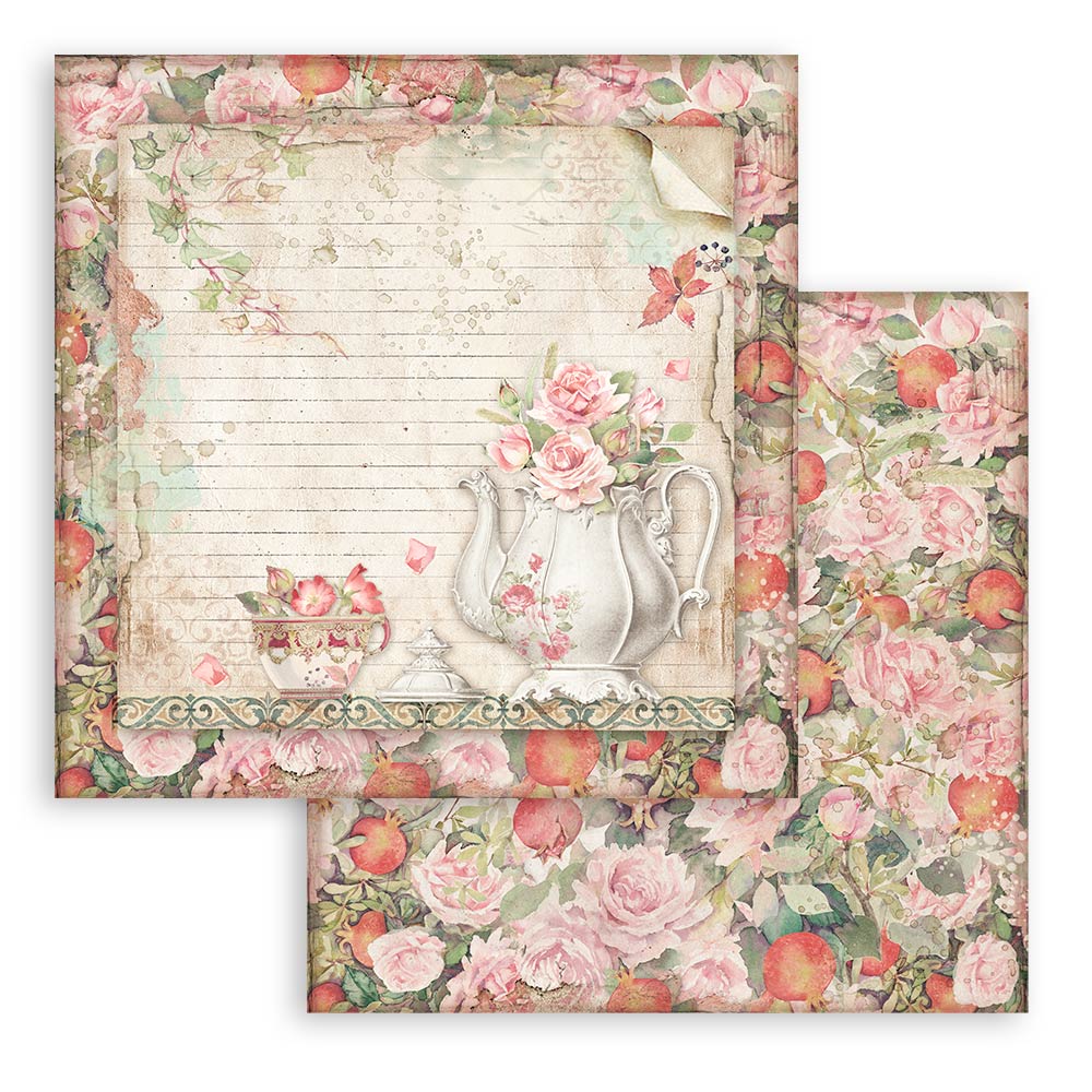 Stamperia Double-Sided Paper Pad - 12x12 - Casa Granada