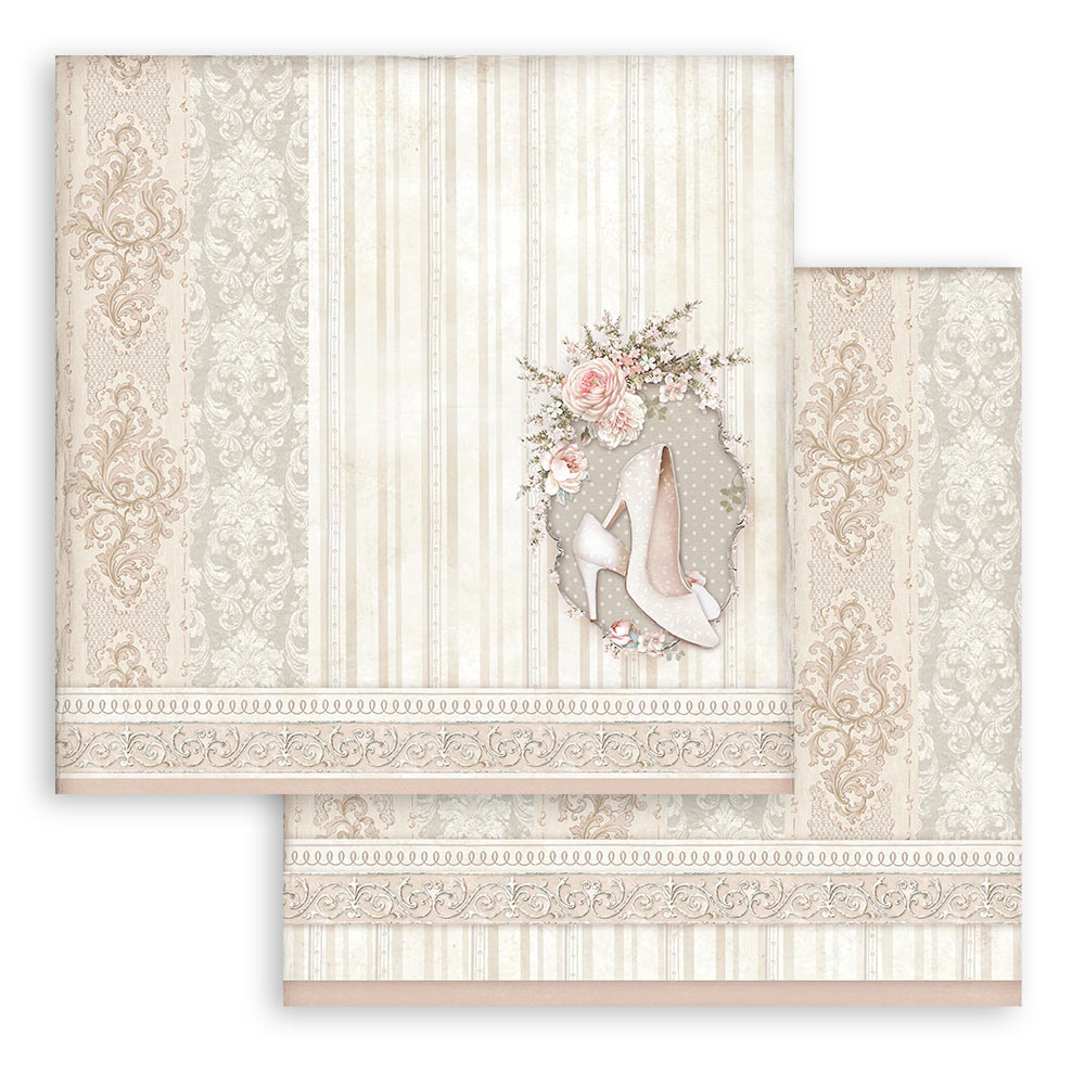 Stamperia  Double-Sided Paper Pad 8x8 - You and Me