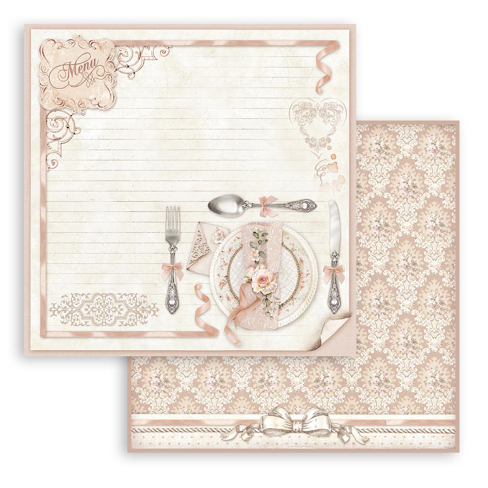 Stamperia  Double-Sided Paper Pad 8x8 - You and Me