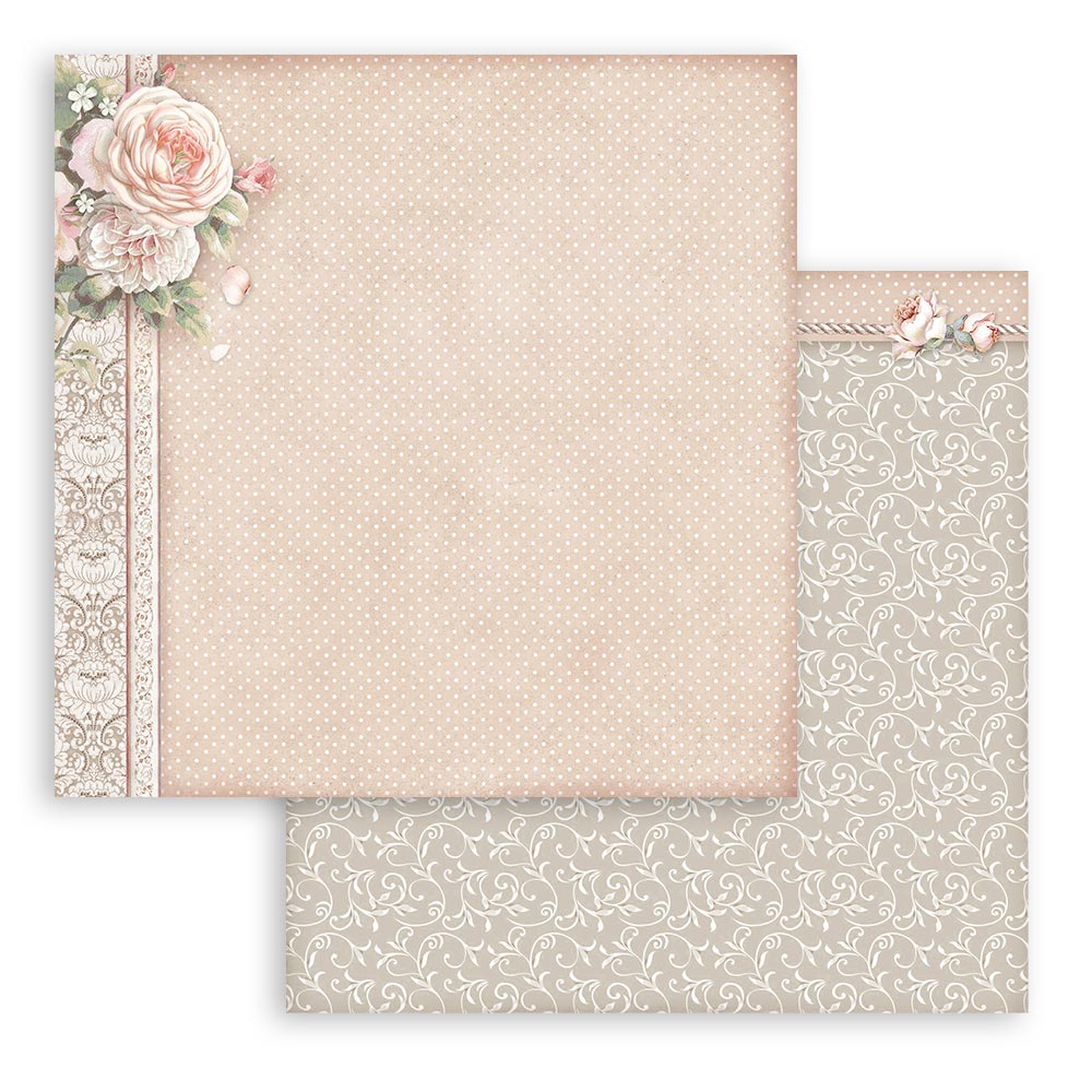 Stamperia  Double-Sided Paper Pad 8x8 - You and Me