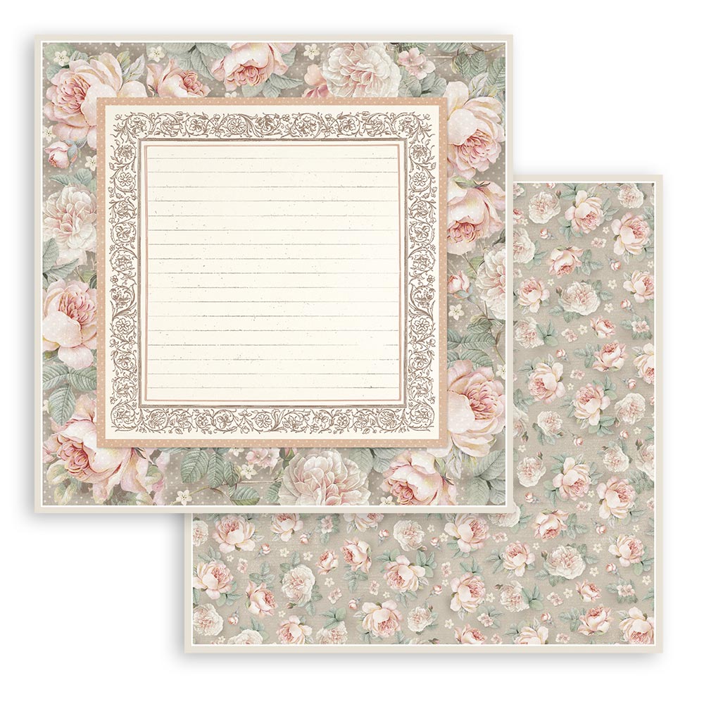 Stamperia  Double-Sided Paper Pad 8x8 - You and Me