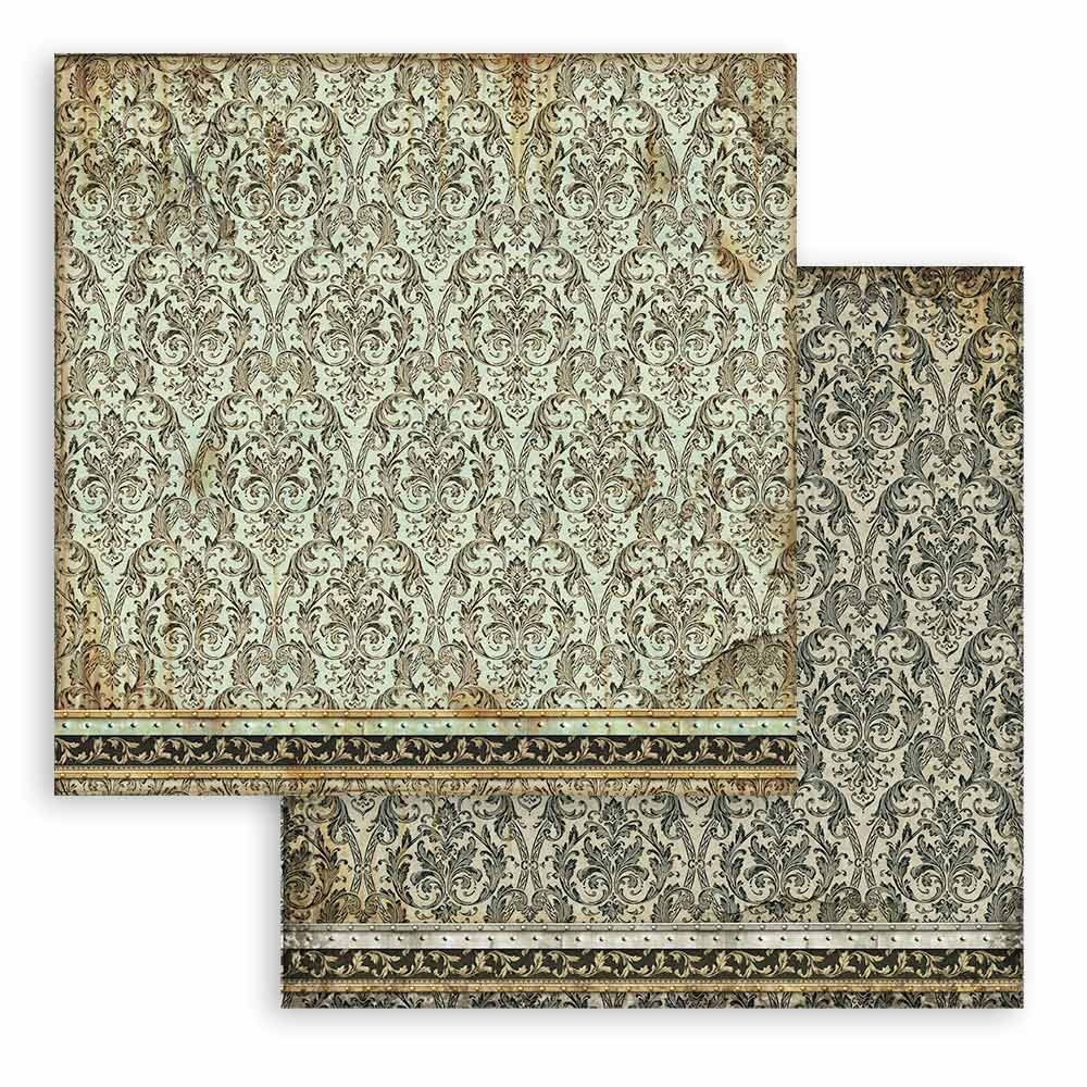 Stamperia Backgrounds Double-Sided Paper Pad 8x8 - Sir Vagabond Aviator