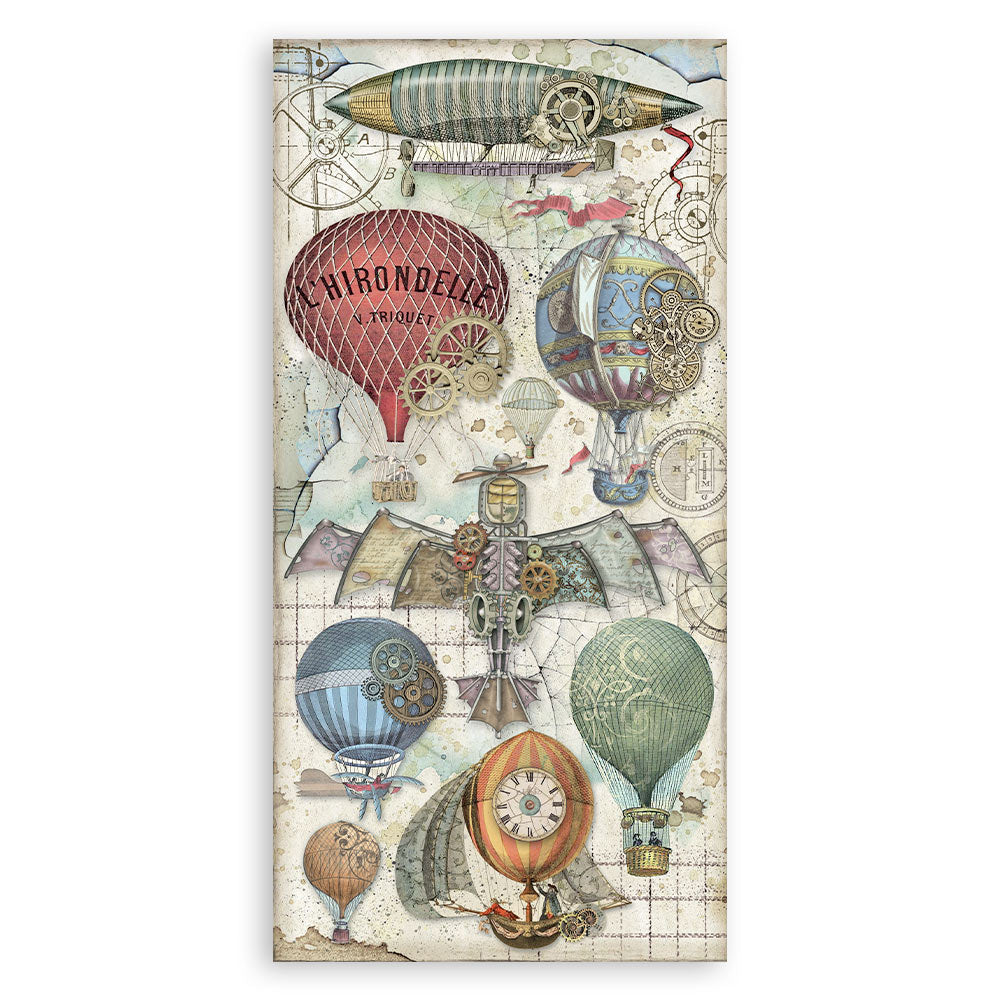 Stamperia Collectables Double-Faced Paper 6X12 - Sir Vagabond Aviator