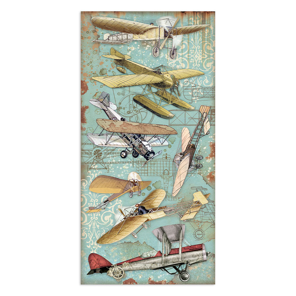 Stamperia Collectables Double-Faced Paper 6X12 - Sir Vagabond Aviator
