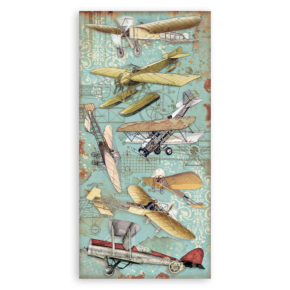 Stamperia Collectables Double-Faced Paper 6X12 - Sir Vagabond Aviator