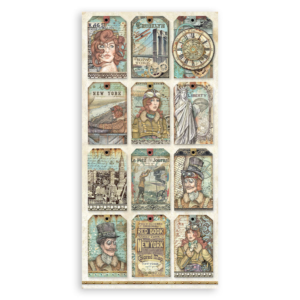 Stamperia Collectables Double-Faced Paper 6X12 - Sir Vagabond Aviator