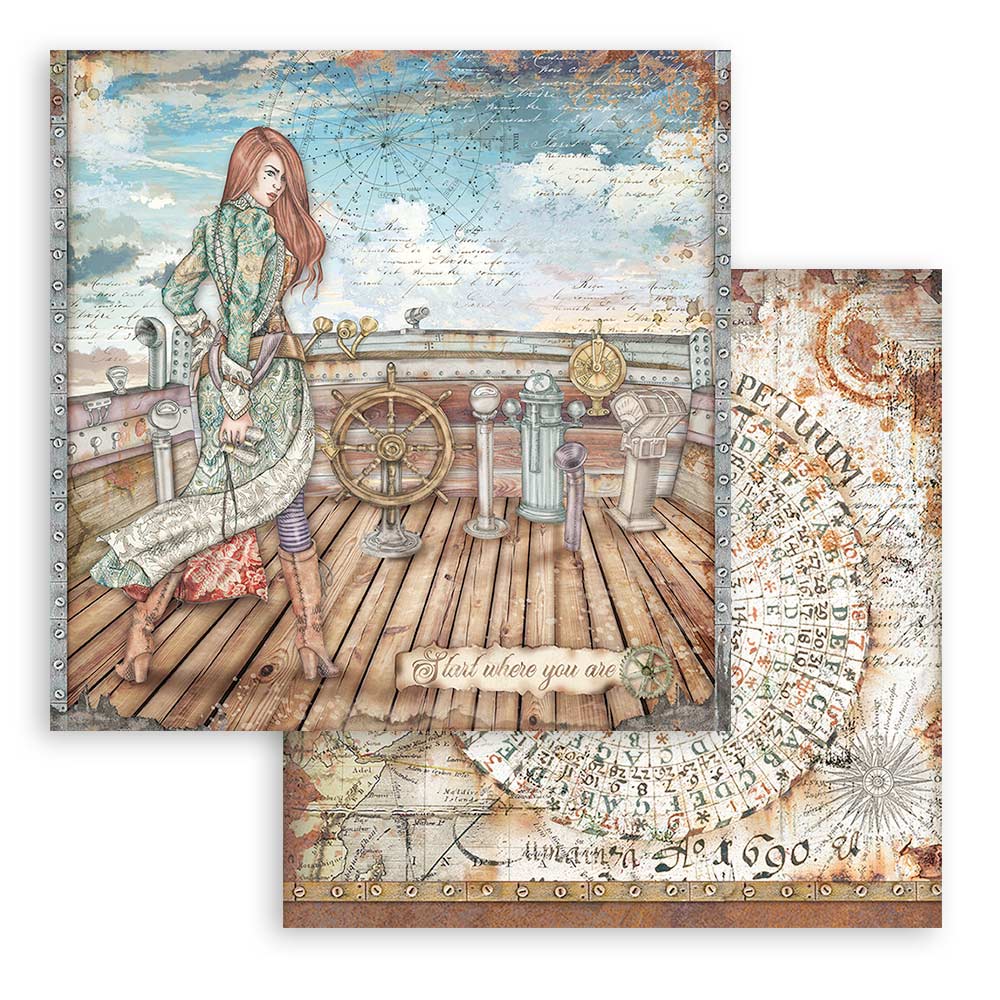 Stamperia Double-Sided Paper Pad - 6x6 - Lady Vagabond Lifestyle
