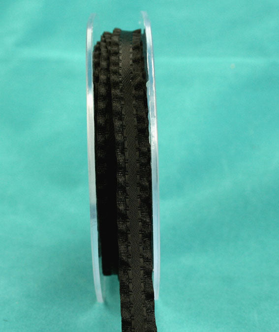 Satin Frill Ribbon- Black