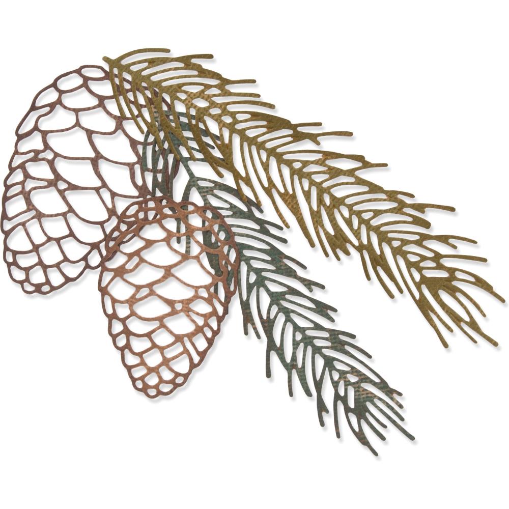 Sizzix Framelits Dies By Tim Holtz - Pine Branch