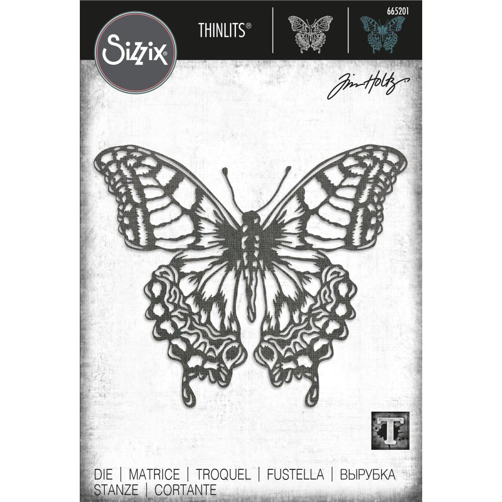 Sizzix Thinlits Die By Tim Holtz - Perspective Butterfly