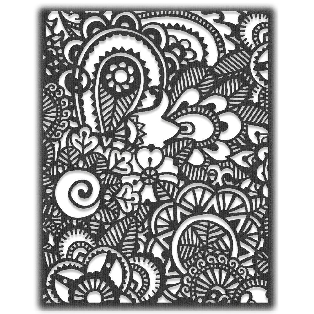 Sizzix Thinlits Dies By Tim Holtz - Doodle Art 2