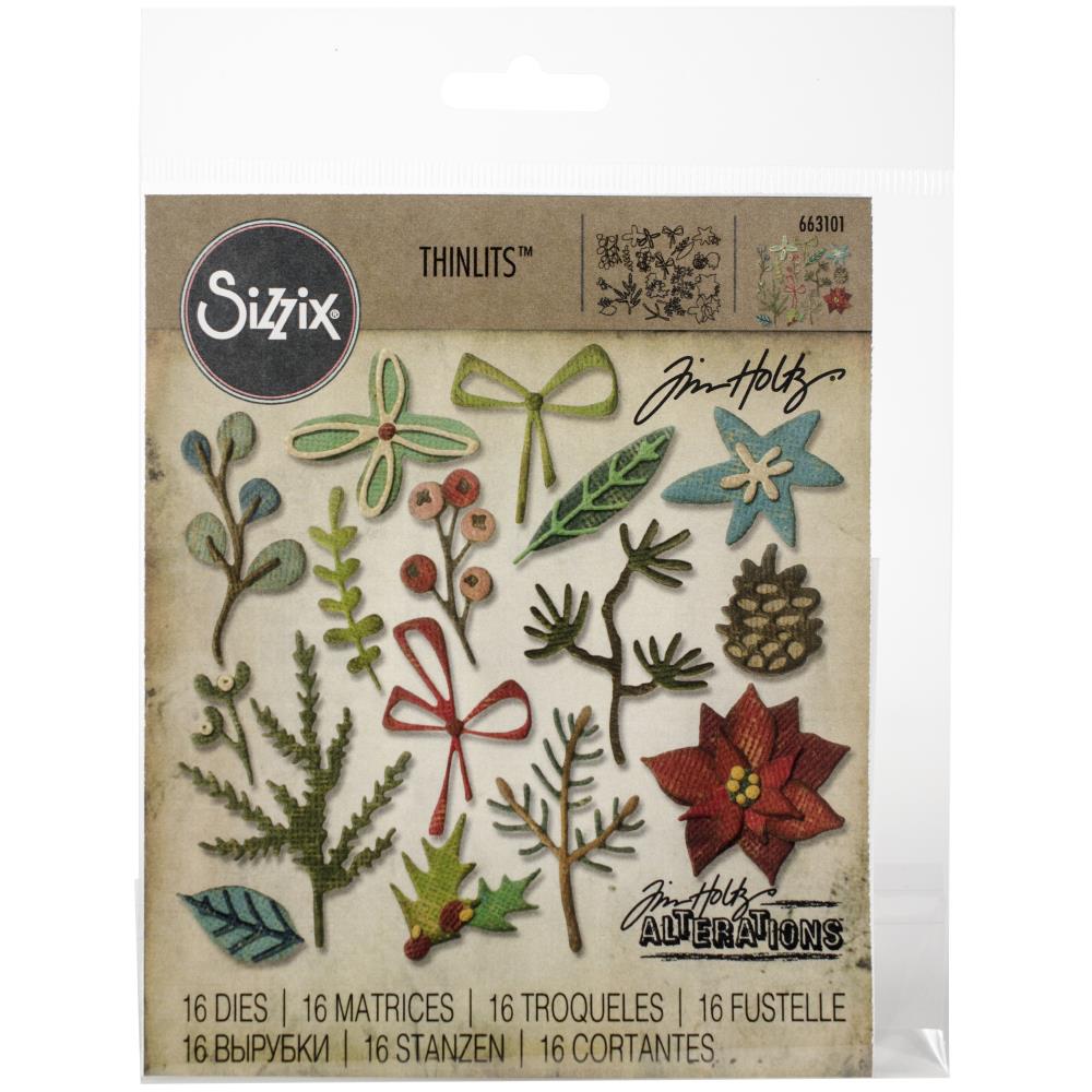 Sizzix Thinlits Dies By Tim Holtz - Funky Festive