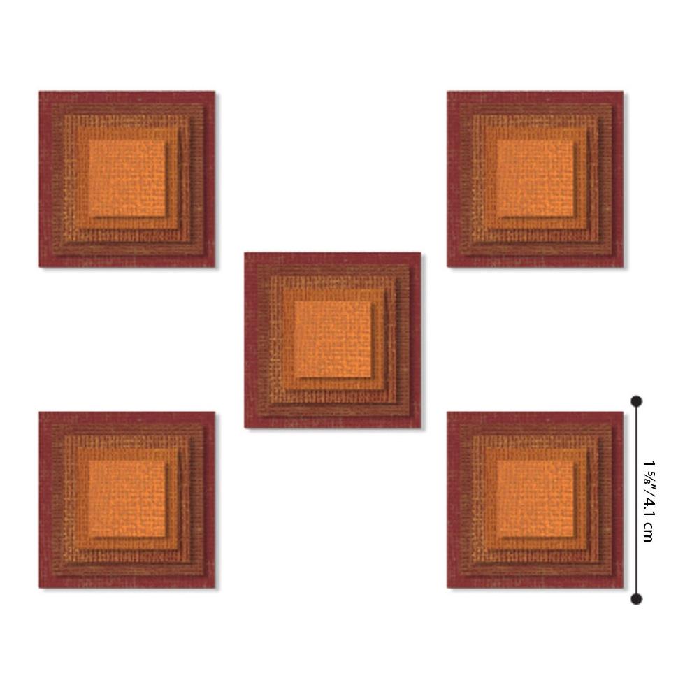 Sizzix Thinlits Dies By Tim Holtz - Stacked Squares