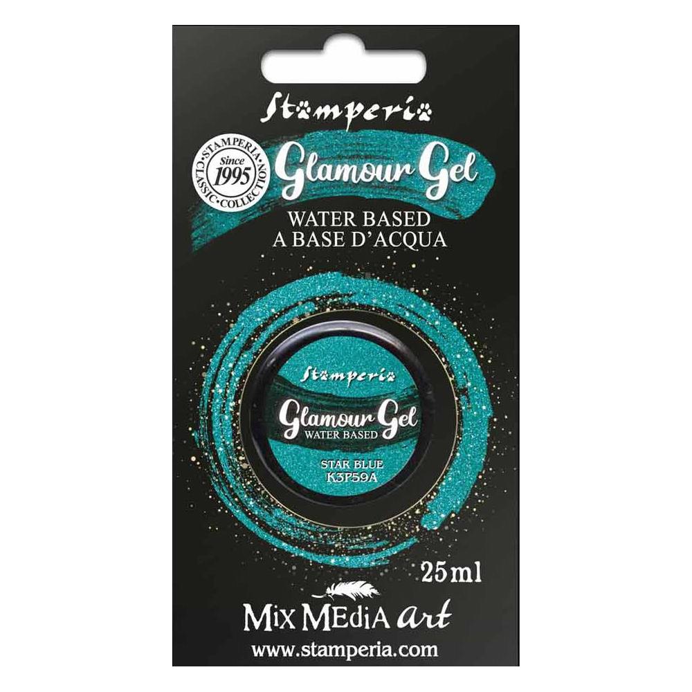Stamperia Glamour Gel - Star Blue