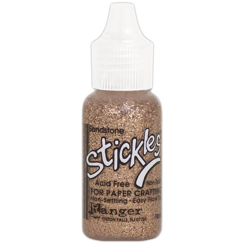 Ranger Stickles glitter glue in a clear squeeze bottle with a precision applicator tip