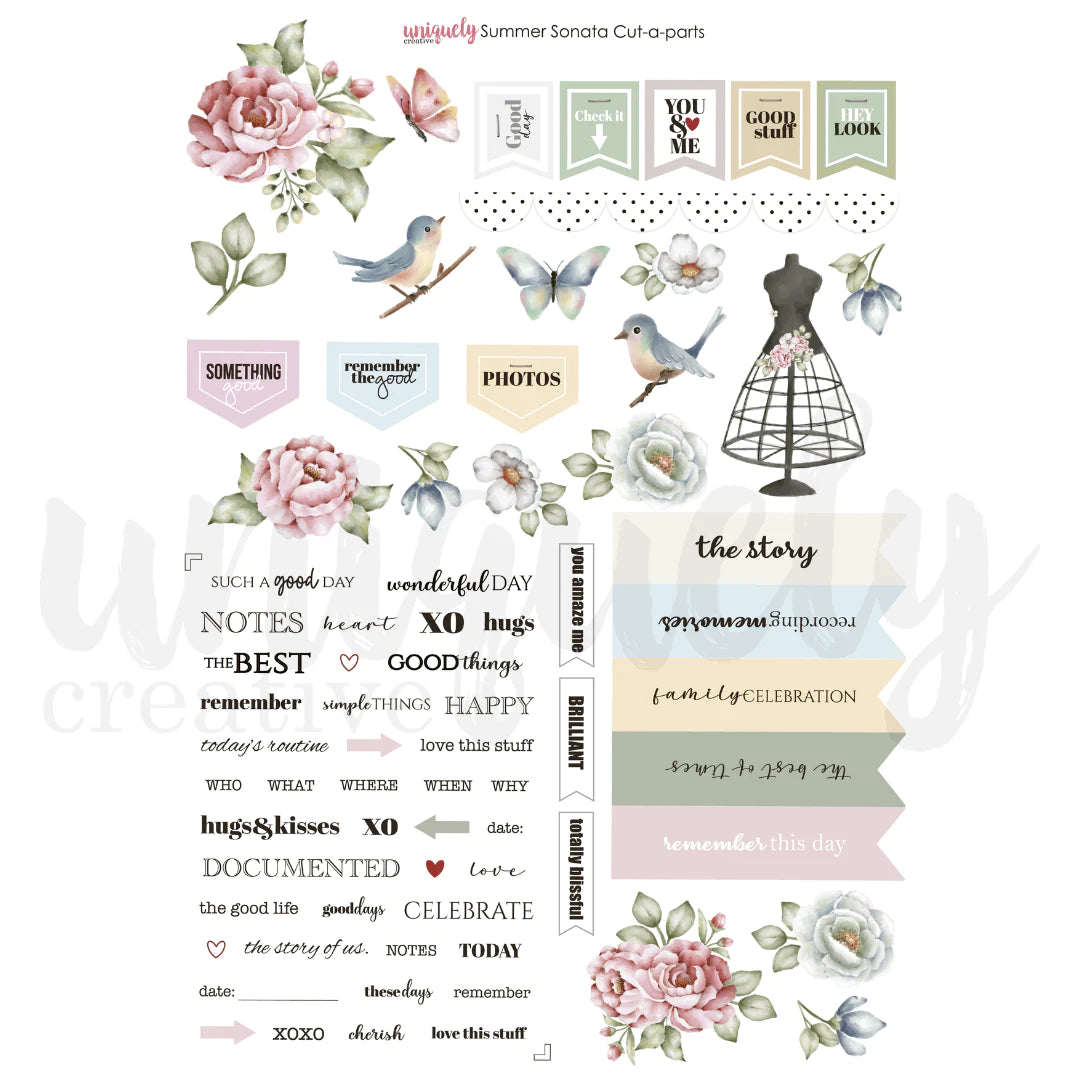 Uniquely Creative - Cut-A-Part Sheet - Summer Sonata