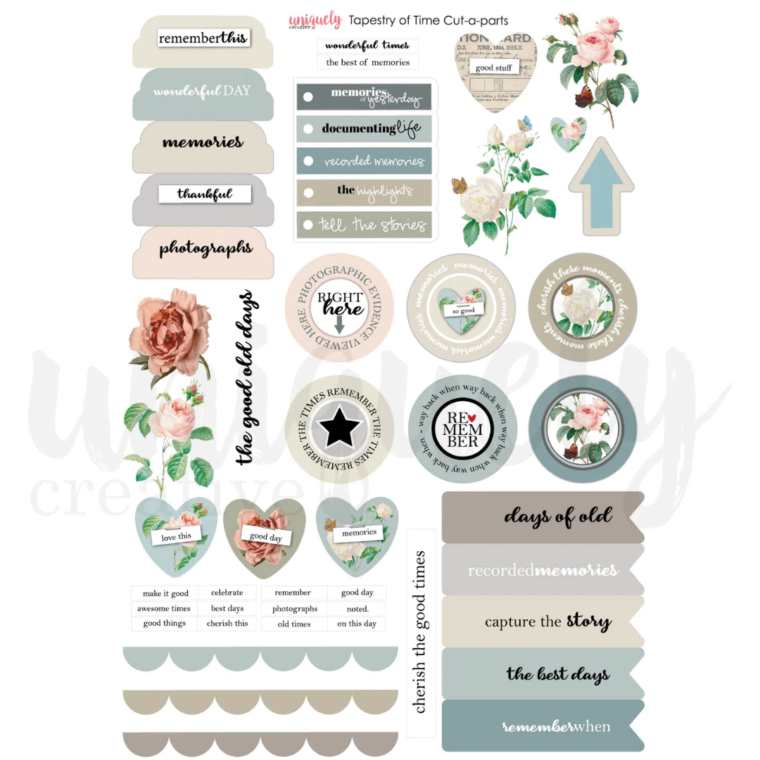 Uniquely Creative - Cut-A-Part Sheet - Tapestry of Time