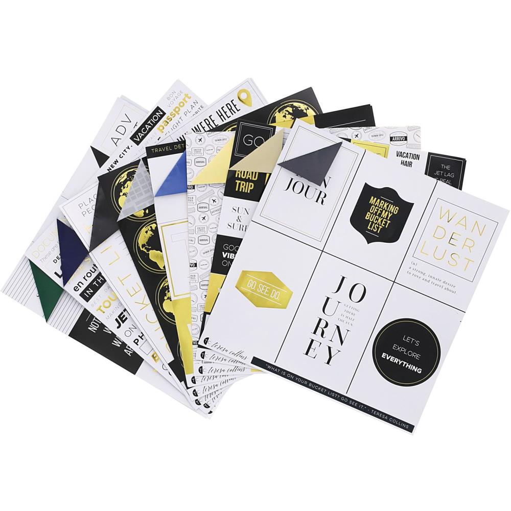 Teresa Collins Paper Collection - 12x12 - Jetsetter