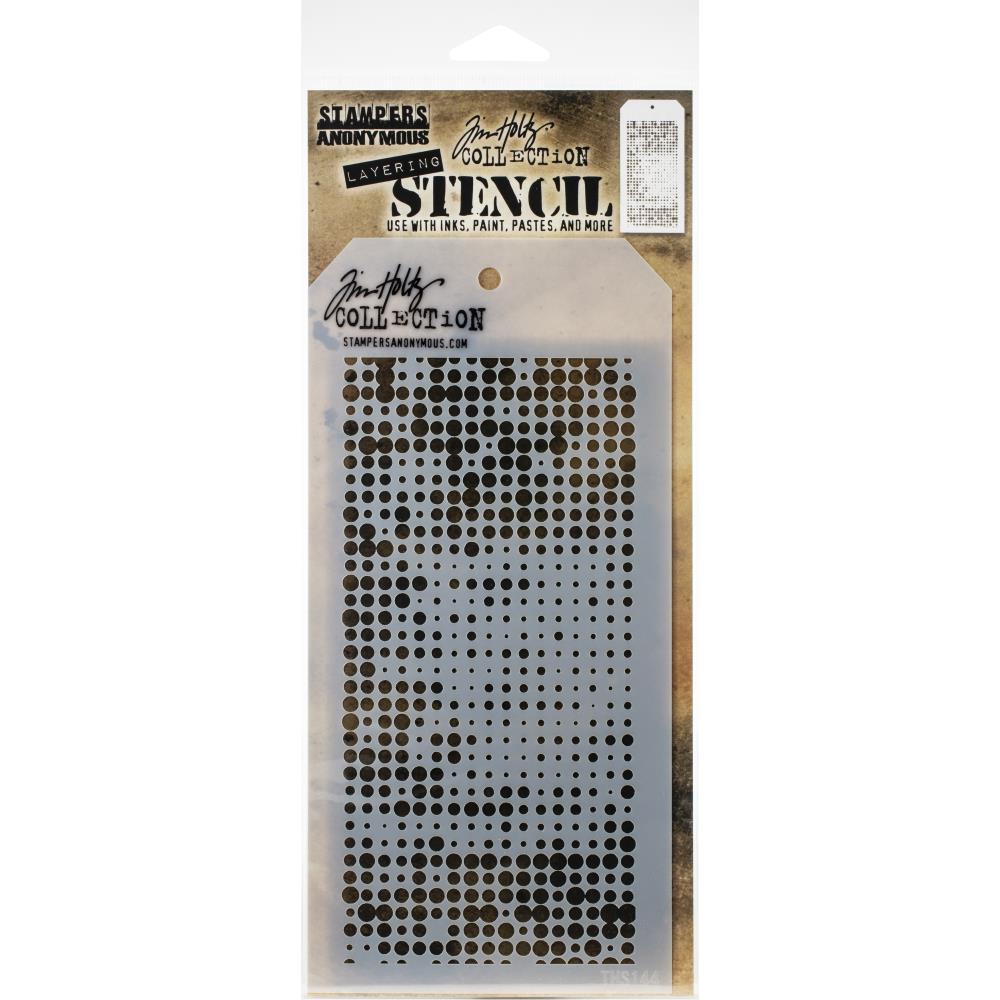 Tim Holtz - Layering Stencil - Halftone - Layered