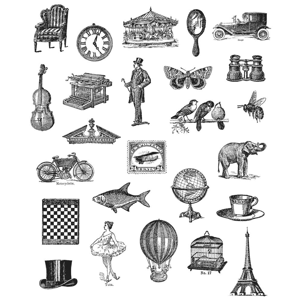 Tim Holtz Cling Stamps - Tiny Things