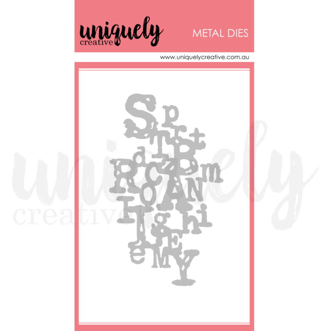 Uniquely Creative - Type Texture Die