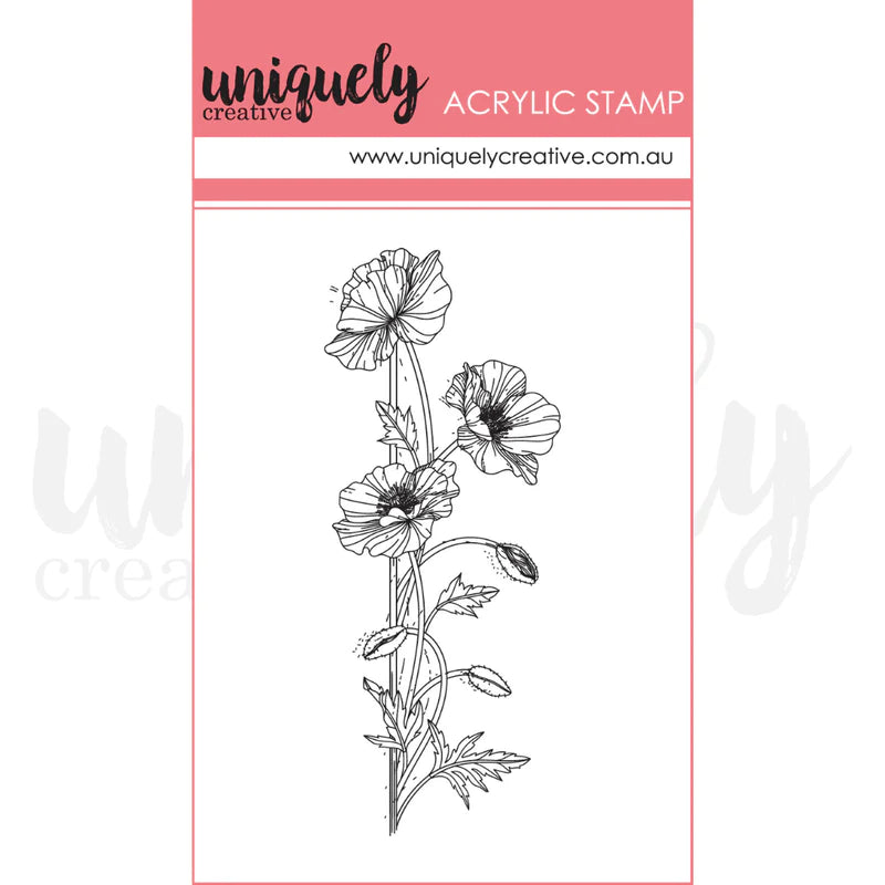 Uniquely Creative - Mark Making Mini Acrylic Stamp - Remember When