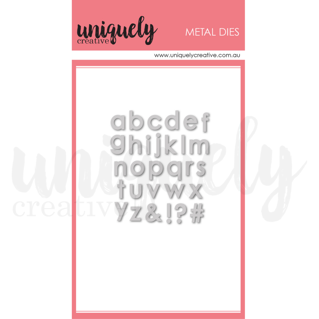 Uniquely Creative - Tiny Lowercase Alpha Die