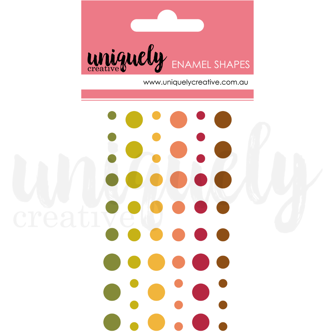 Uniquely Creative - Enamel Shapes - Autumn