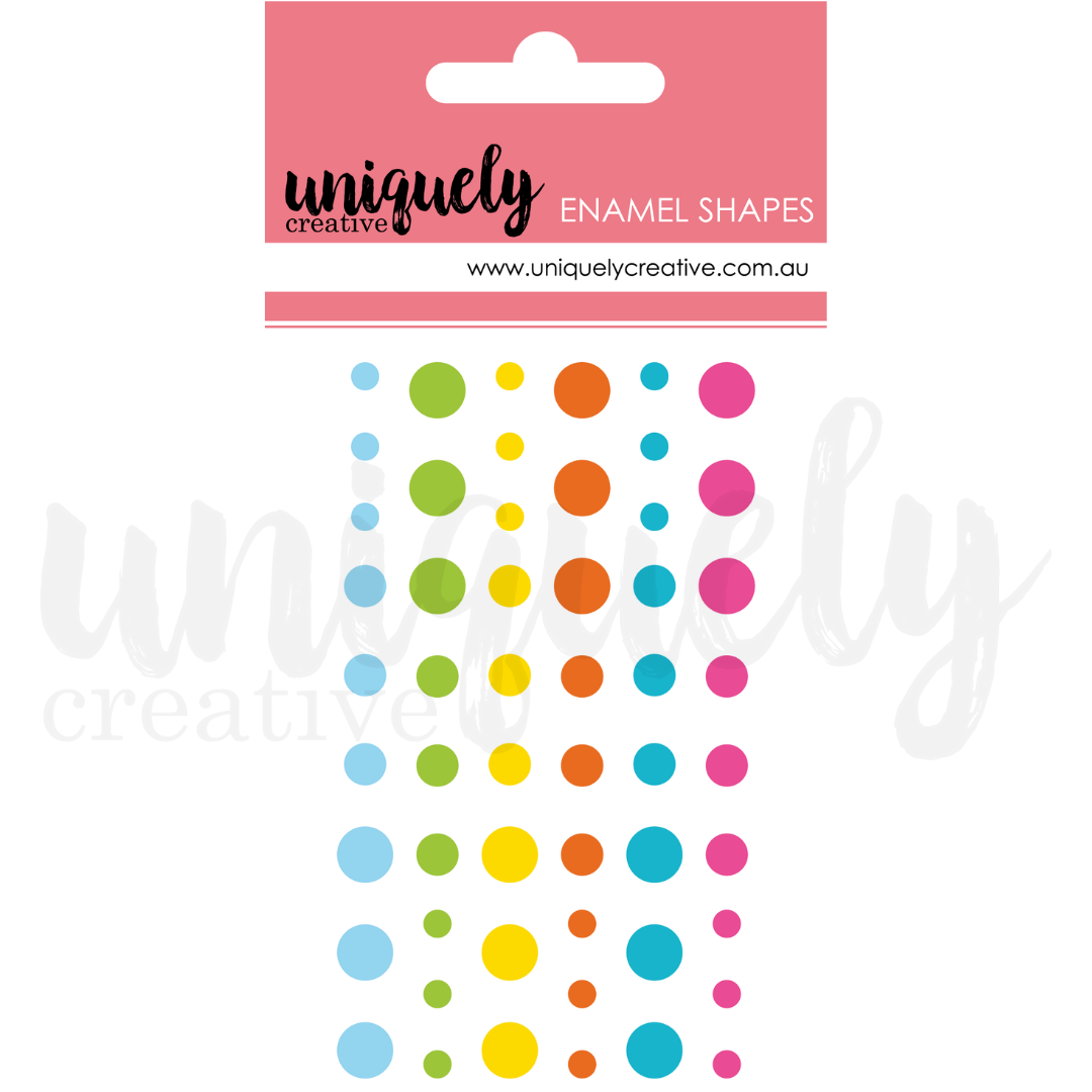 Uniquely Creative - Enamel Shapes - Spring