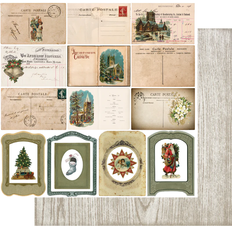 Uniquely Creative - Very Vintage Christmas - Dashing Through the Snow Paper