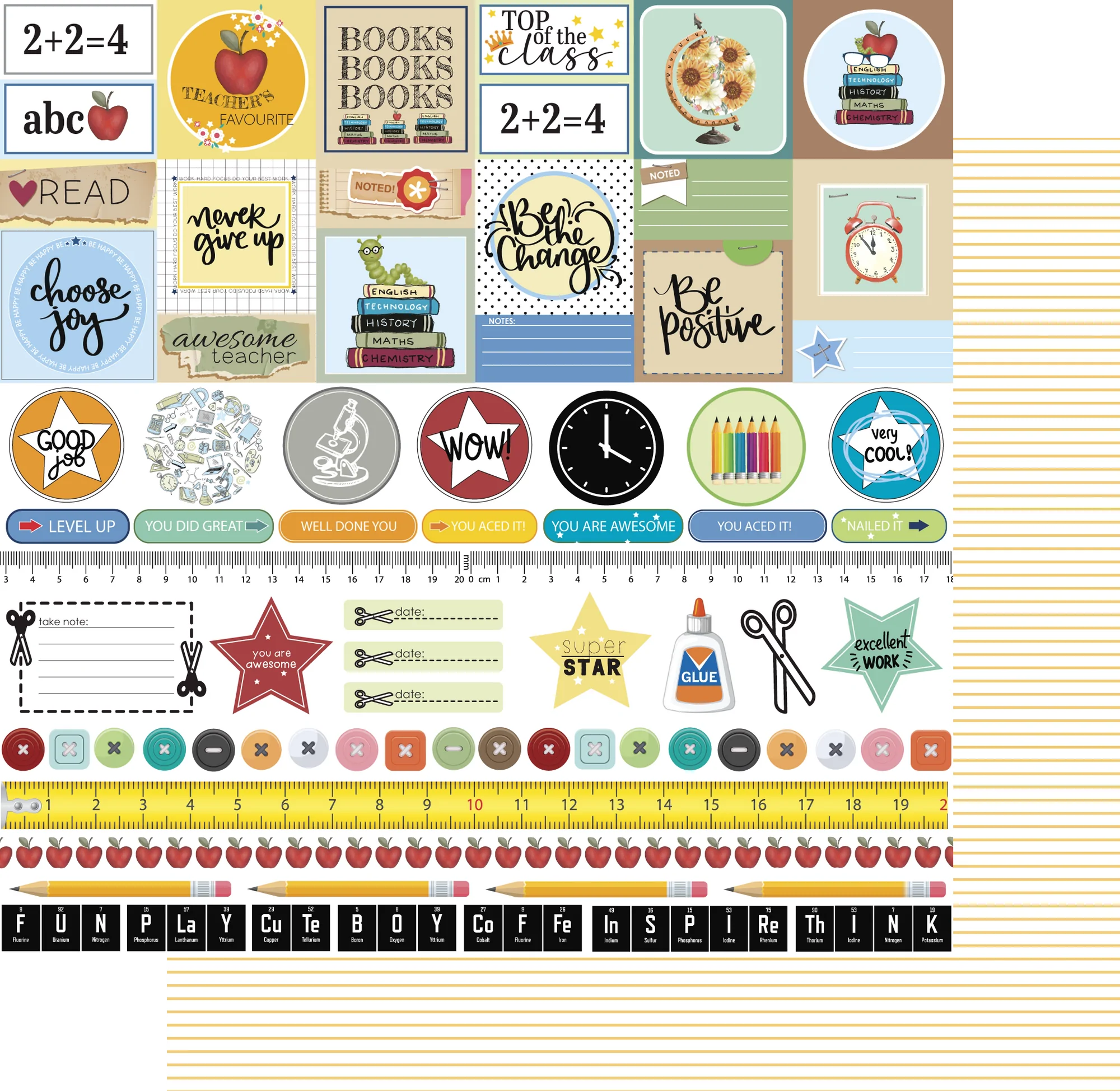 Uniquely Creative - 6x6 Collection Pack Mini - Class in Session