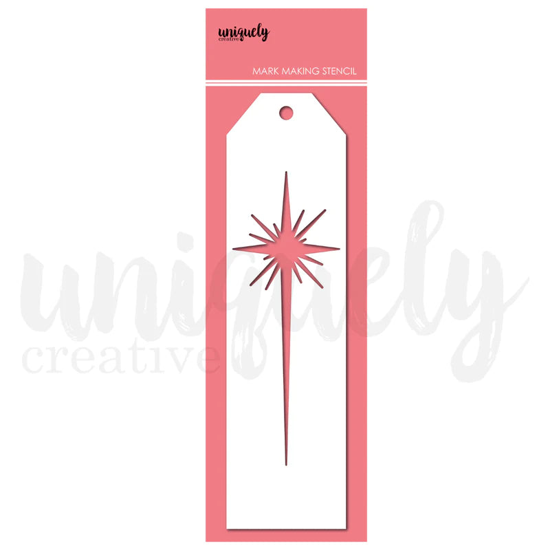 Uniquely Creative - Mark Making Stencil - Nativity Star