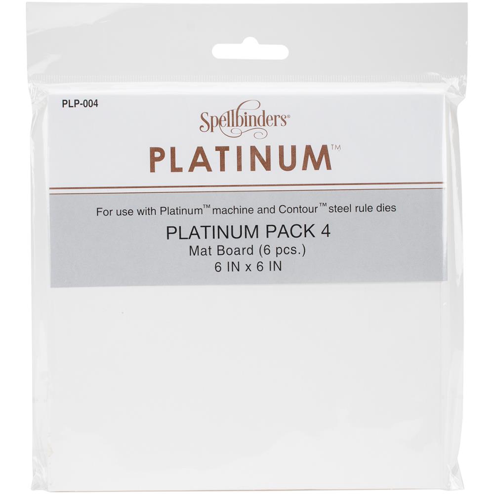 Spellbinders Platinum Pack Specialty Surfaces- White Mat Board