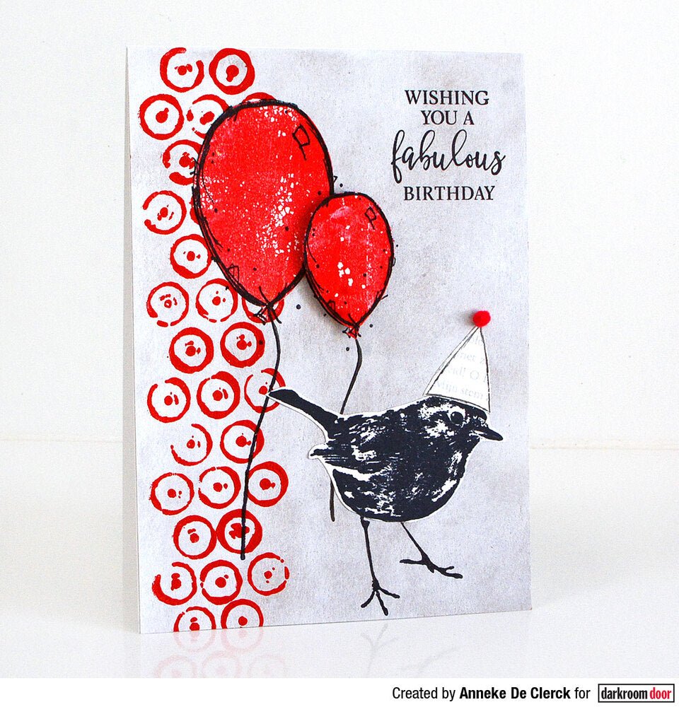 Abstract Stamp - Dotted Circles - Crafty Divas