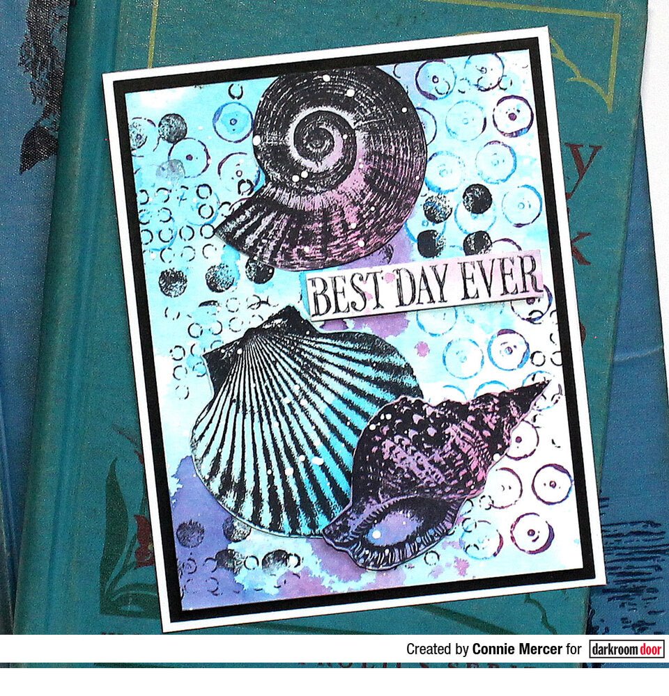 Abstract Stamp - Dotted Circles - Crafty Divas