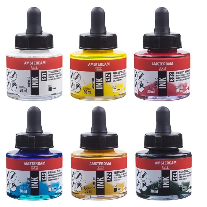 Amsterdam Acrylic Ink - Set - Crafty Divas