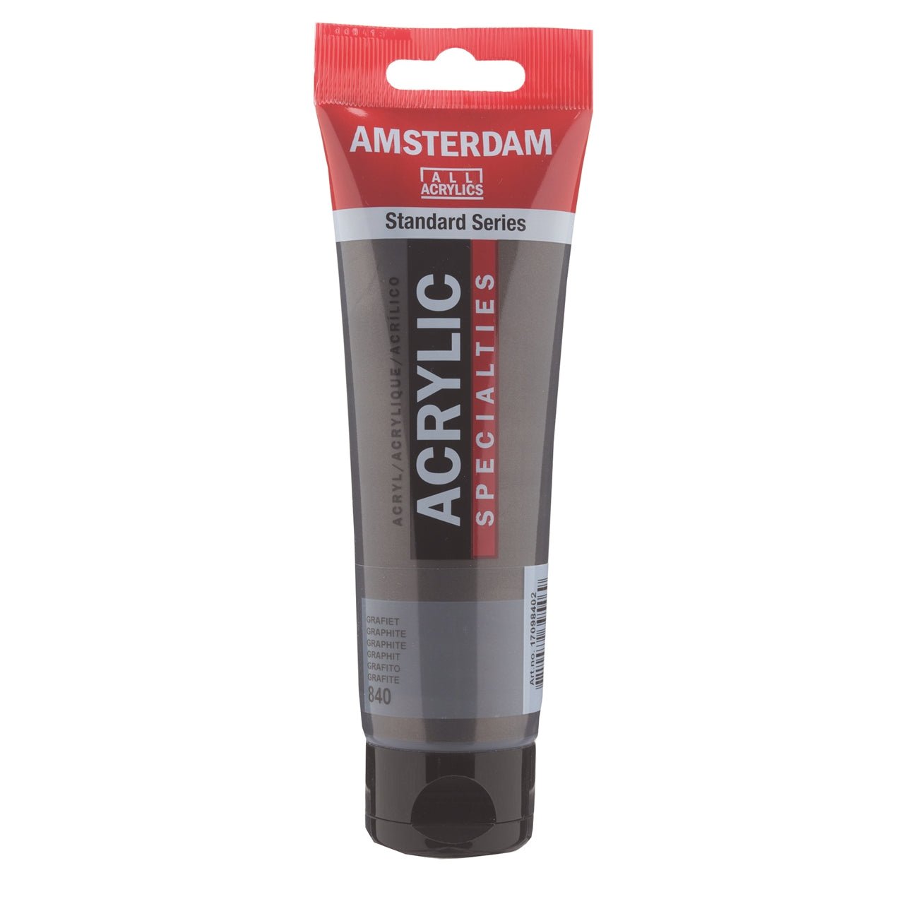 Amsterdam All Acrylics Paint - Graphite 840 - Crafty Divas
