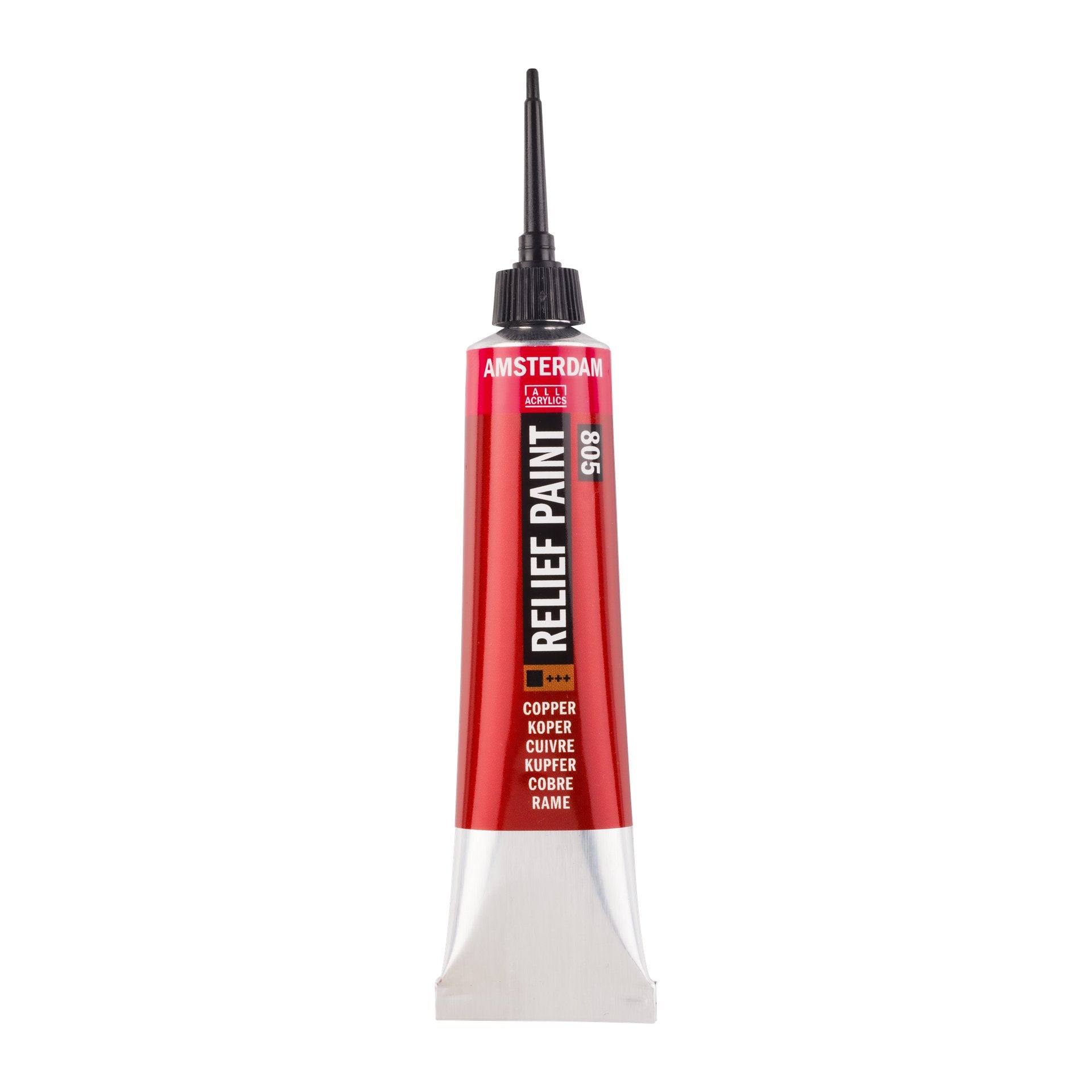 Amsterdam Relief Paint 20ml Copper 805 - Crafty Divas