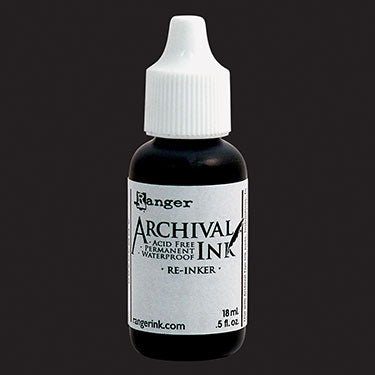 Archival Pad Re-Inker - Jet Black - Crafty Divas