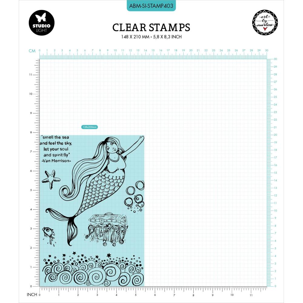 Art By Marlene Signature Collection Stamp - Nr. 403 Smell The Sea - Crafty Divas