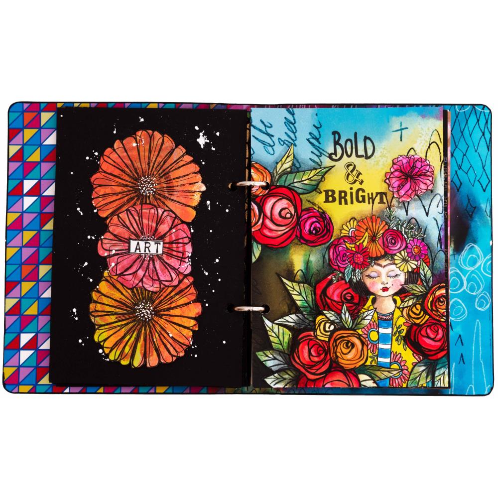 Art By Marlene Stamp - Nr. 127. Frida's Flowers - Crafty Divas
