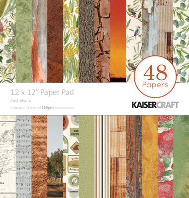 Australiana 12x12 Paper Pad - Crafty Divas
