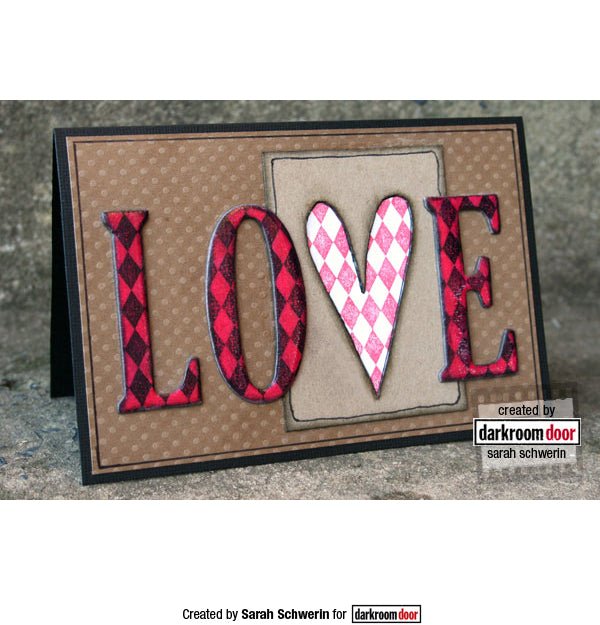 Background Stamp- Harlequin - Crafty Divas