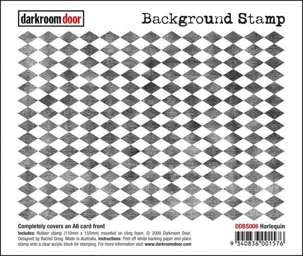 Background Stamp- Harlequin - Crafty Divas