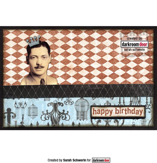 Background Stamp- Harlequin - Crafty Divas