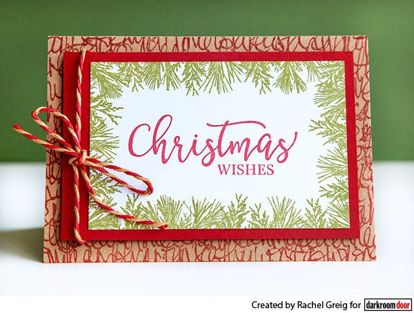 Background Stamp - Inky Script - Crafty Divas