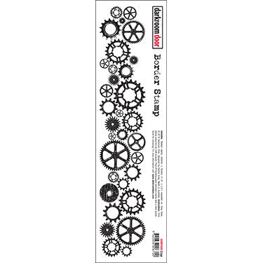 Border Stamp - Cogs - Crafty Divas