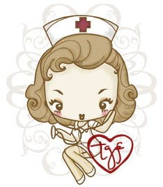 The Greeting Farm stamps 'Cheeky Nurse'