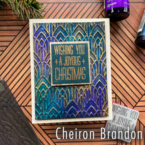 Sizzix Texture Fades A2 Embossing Folder By Tim Holtz - Multi-Level Arched
